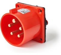 Вилка панельная для скрытой установки HLT 625 3Р+РЕ+N 32А 380В IP44 (10шт./уп.) 083-03-66