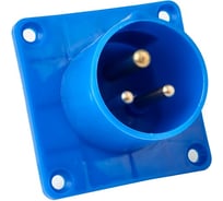 Вилка панельная для скрытой установки HLT 623 2Р+РЕ 32А 230В IP44 (10шт./уп.) 083-03-64