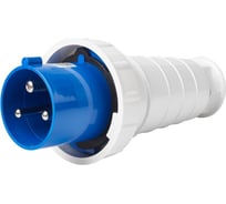 Вилка HLT 033 2Р+РЕ 63А 230В IP54 (2шт./уп.) 083-03-07