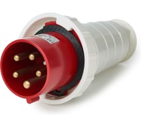 Вилка HLT 045 3Р+РЕ+N 125А 380В IP54 (2шт./уп.) 083-03-10