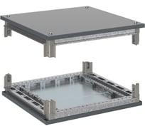 Комплект: крыша и основание КЭАЗ для оцинкованных шкафов OptiBox M, 300x600 мм 306690