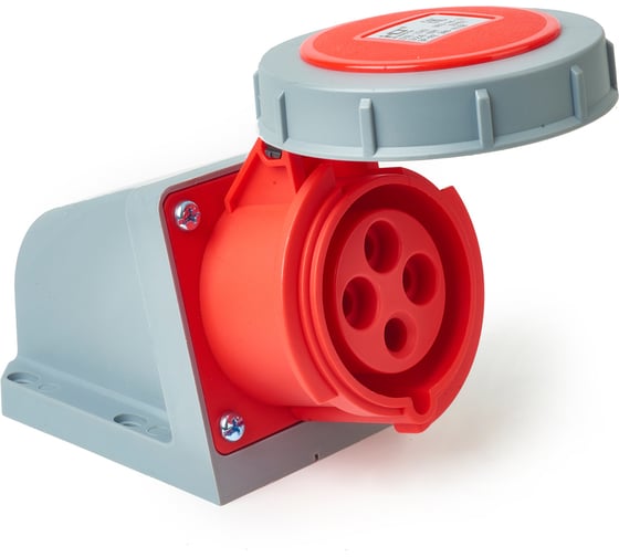 Розетка наружной установки HLT 1242 32А 3Р+РЕ 380В -415B IP67 (10шт./уп.) 083-04-12 1