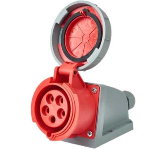 Розетка наружной установки HLT 1252 32А 3Р+РЕ+N 220В -415B IP67 (10шт./уп.) 083-04-13 1