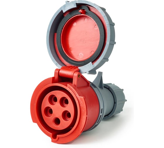 Розетка переносная HLT 2252 32А 3Р+РЕ+N 220В -415B IP67 (10шт./уп.) 083-04-23 1