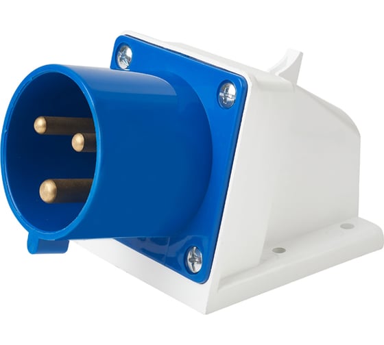 Вилка HLT 523 стационарная 2Р+РЕ 32А 230В IP44 (10шт./уп.) 083-03-43 1