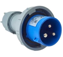 Вилка HLT кабельная 0132 16А 2Р+РЕ 220В-250B IP67 (10шт./уп.) 083-04-01