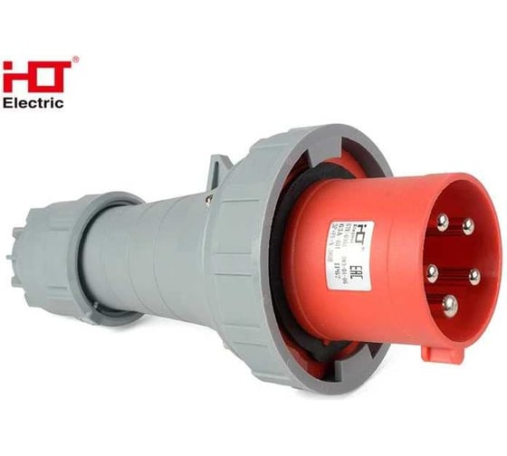 Вилка HLT кабельная 0352 63А 3Р+РЕ+N 220В-415B IP67 (2шт./уп.) 083-04-06