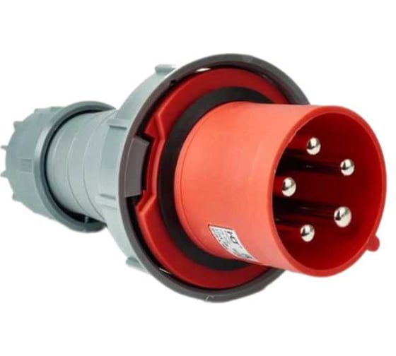 Вилка HLT кабельная 0452 125А 3Р+РЕ+N 220В-415B IP67 (2шт./уп.) 083-04-08 1