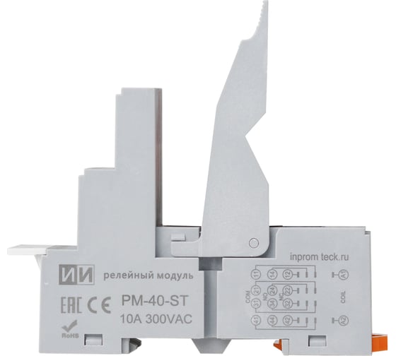 Розетка для реле Инпром Инновации PM-40-ST релейный модуль rm10677