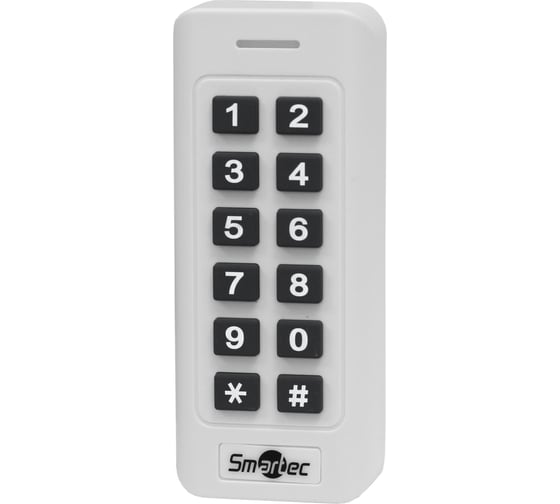 Считыватель EM Smartec ST-PR022EK-WT с клавиатурой, белый smkd0758 1
