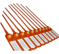 Пломба пластиковая UVE СТРЕЛА стандарт, цвет оранжевый (уп. 1000 шт.) 1064