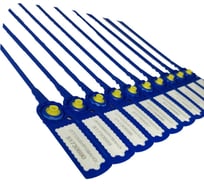 Пломба пластиковая UVE СТРЕЛА стандарт, цвет синий (уп. 50 шт.) 1065