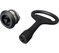 Ключ цинковый и замок с треугольником Провенто KY 2T.Z