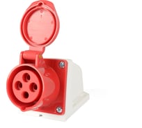 Розетка HLT 114 стационарная 3Р+РЕ 16А 380В IP44 (10шт./уп.) 083-03-12