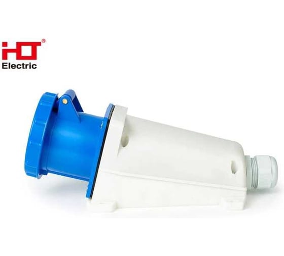 Розетка HLT 133 стационарная 2Р+РЕ 63А 230В IP54 (2шт./уп.) 083-03-17