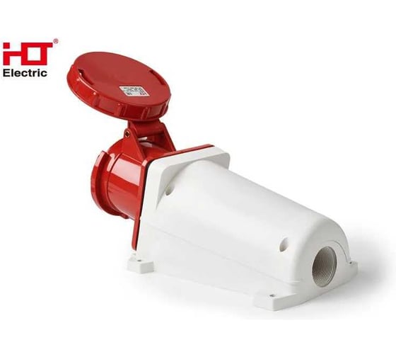 Розетка HLT 134 стационарная 3Р+РЕ 63А 380В IP54 (2шт./уп.) 083-03-18