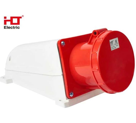 Розетка HLT 145 стационарная 3Р+РЕ+N 125А 380В IP54 (2шт./уп.) 083-03-20