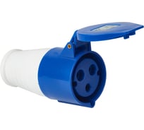 Розетка HLT 223 переносная 2Р+РЕ 32А 230В IP44 (10шт./уп.) 083-03-24