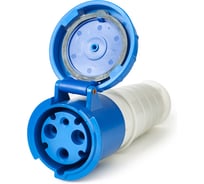 Розетка HLT 233 переносная 2Р+РЕ 63А 230В IP54 (2шт./уп.) 083-03-27