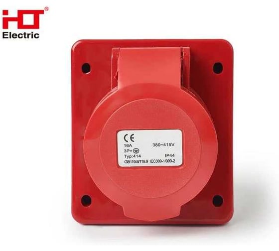 Розетка HLT 414 скрытая 3Р+РЕ 16А 380В IP44 (10шт./уп.) 083-03-31