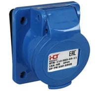 Розетка HLT 415 скрытая 3Р+РЕ+N 16А 380В IP44 (10шт./уп.) 083-03-32