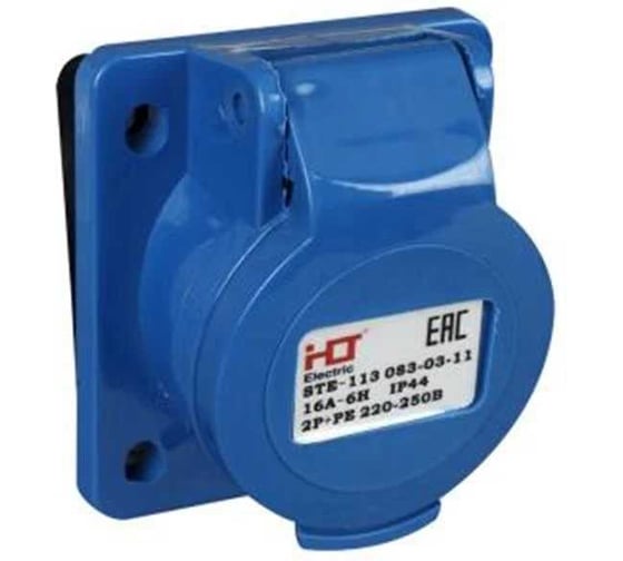 Розетка HLT 415 скрытая 3Р+РЕ+N 16А 380В IP44 (10шт./уп.) 083-03-32 1