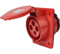 Розетка HLT 424 скрытая 3Р+РЕ 32А 380В IP44 (10шт./уп.) 083-03-34