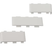 Соединение на стык 100х55, накладка на стык крышки белая Gigant 76511-1GI