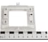 Суппорт для розетки 45x45 на 2 модуля Gigant 73909-1GI 6