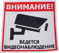 Наклейка Контур Лайн 200х200 Видеонаблюдение 10FC1102