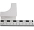Угол внутренний плавный 25x16 белый, 4шт. Gigant 71103R-4GI 5
