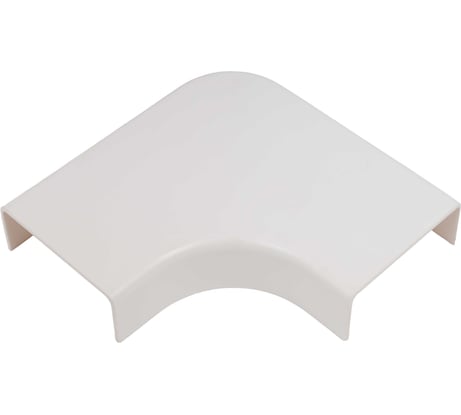 Угол плоский плавный 40x16 белый, 4шт. Gigant 71304R-4GI
