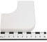 Угол плоский плавный 40x16 белый, 4шт. Gigant 71304R-4GI 5