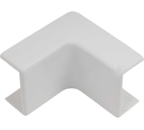 Угол внутренний плавный 20х10 белый, 4шт. Gigant 72101R-4GI