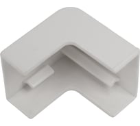 Внешний угол плавный 20х10 белый, 4шт. Gigant 72201R-4GI