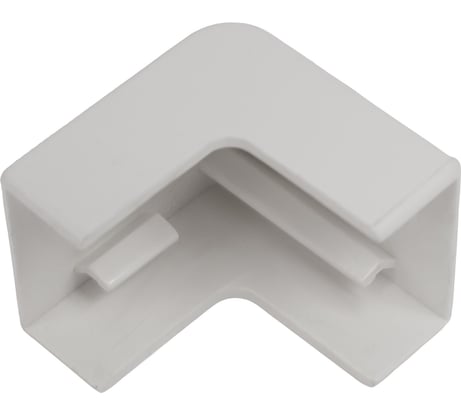 Внешний угол плавный 20х10 белый, 4шт. Gigant 72201R-4GI