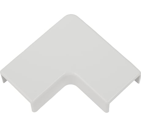 Угол плоский 20х10 белый, 4шт. Gigant 72301R-4GI