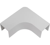 Угол плоский плавный 25х25 белый, 4шт. Gigant 72315R-4GI