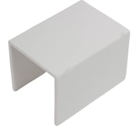 Соединение на стык 25х25 белое, 10шт. Gigant 72515-10GI