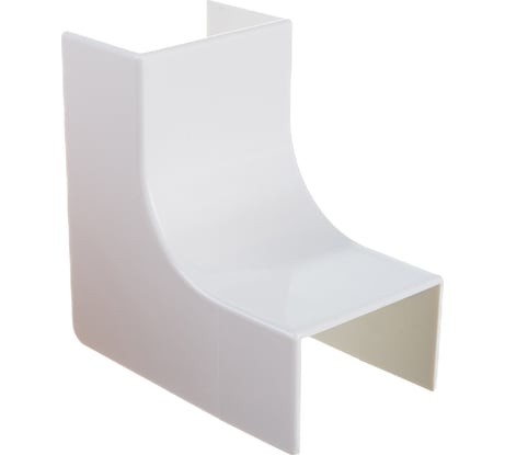 Угол внутренний плавный 40x25 белый, 4шт. Gigant 72108R-4GI