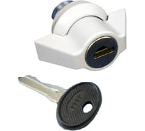 Замок Провенто цинковый, с цилиндром и поворотной ручкой LC 1C.ZH