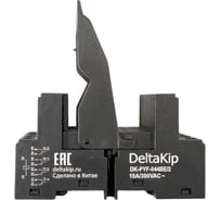 Монтажная колодка DELTAKIP 2-ярусная с винтовыми клеммами DK-PYF-044BE/2, уп.10шт DK-K0000008_10