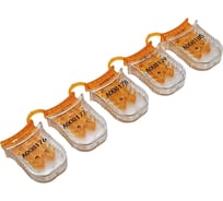 Пломба защелка номерная Пломба.Ру кпп-3-2001, цвет оранжевый, 300 шт. в уп 41735