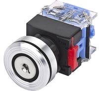 Переключатель Электротехник ВК30-20YA/31, 2НО, на 3 положения замок с ключом I-O-II, d30мм, IP65, ET219210