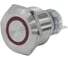 Электротехник GQ22-L-11E/R/S, металл, красный, 1C1NO1NC, цилиндр, d22мм, IP65, выключатель кнопочный ET020091 1
