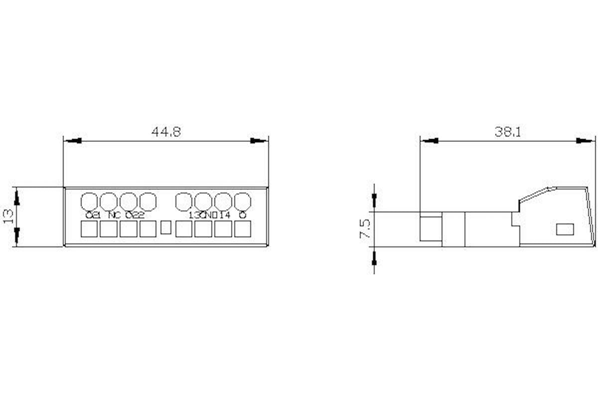 Фронтальный блок-контакт Siemens для автоматического выключателя 3RV2 ...