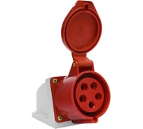 Розетка стационарная Texenergo 125 ОУ 3Р+PE+N 32А 380В IP44 SE125-032Q