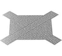 Донная вставка для крестообразного разветвителя OSTEC для лотков ЛКР 300, толщина 1 мм, Сендзимир цинк ДВХЛЛКР-300-1,0-СЦ