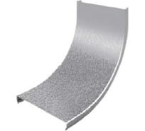 Крышка угла внутреннего плавного OSTEC 90 градусов, к лотку 50, толщина 0,7 мм, Сендзимир цинк КУВНТП90-50-0,7-R100-СЦ
