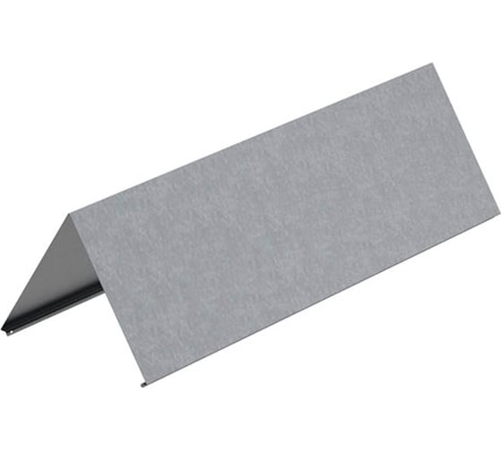 Крышка двускатная OSTEC к лотку 500x1500, толщина 1,0 мм, Сендзимир цинк КДЛЗТ-500х1500-1,0-СЦ 1